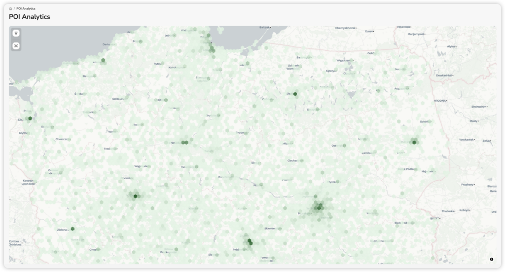 Mapa generatorów ruchu