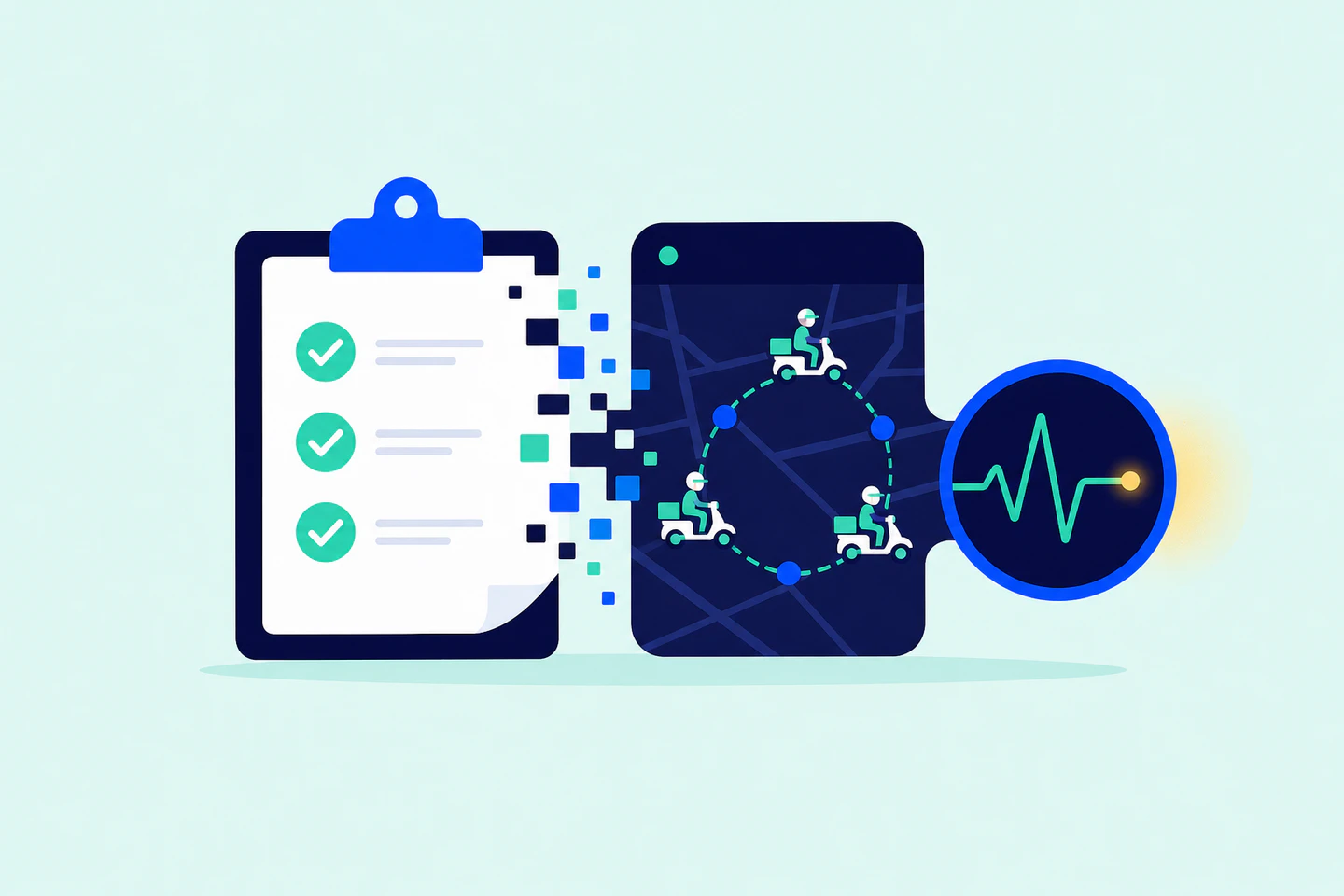 Delivery market intelligence case study illustration